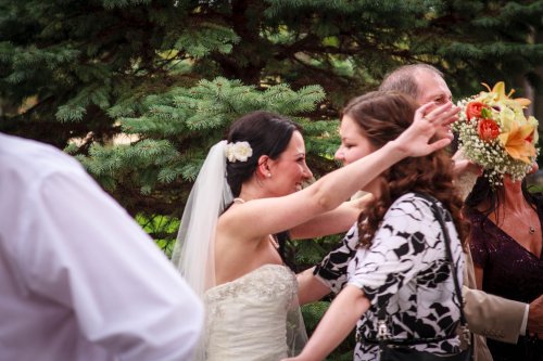 Receiving the guests